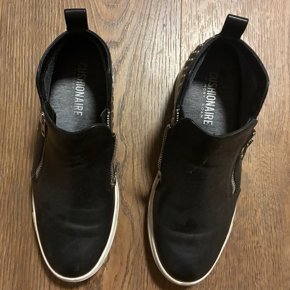 Cushionaire Hollywood Studded Wedge Sneaker